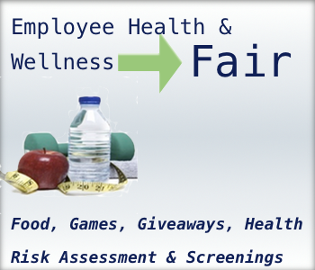 employee health and wellness fairposter